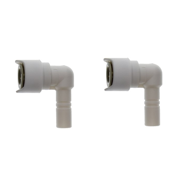 Whale 12mm-12mm Stem Elbow Connector White Whale 12mm-12mm Stem Elbow Connector White
