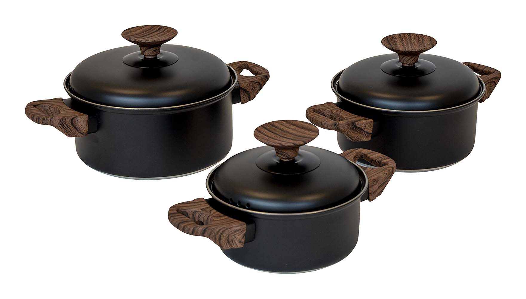 Bo-Camp Stewart 3 piece Cookware set Bo-Camp Stewart 3 piece Cookware set