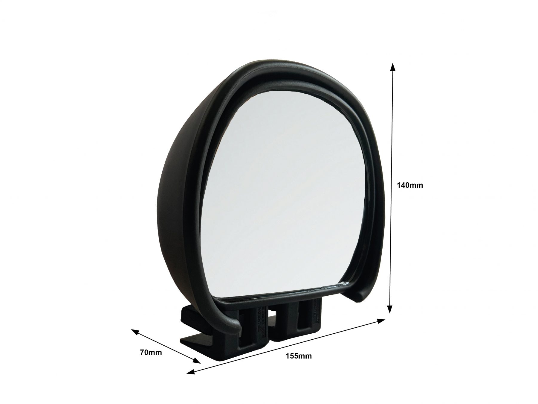 Milenco Aero Blind Spot Mirror Black Milenco Aero Blind Spot Mirror Black