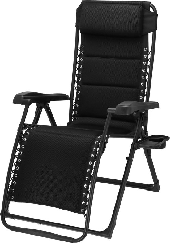 TRAVELLIFE BARLETTA CHAIR RELAX BLACK TRAVELLIFE BARLETTA CHAIR RELAX BLACK
