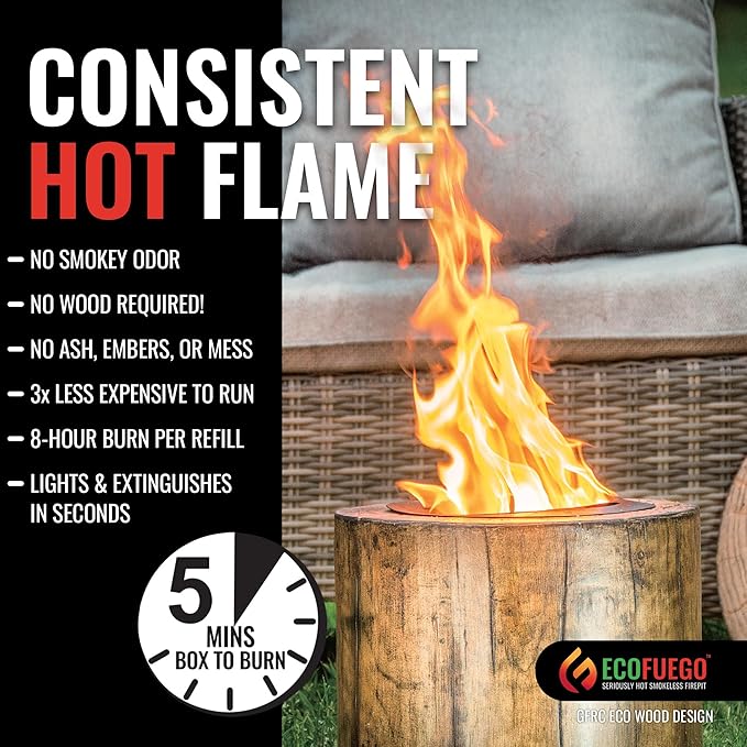 El Fuego Fire Pit - Wood 37cm El Fuego Fire Pit - Wood 37cm