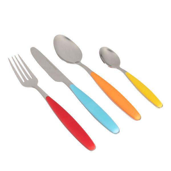 Gimex Colour Line Cutlery Rainbow 16 Pieces Gimex Colour Line Cutlery Rainbow 16 Pieces