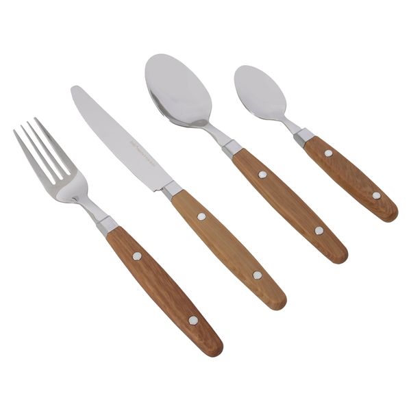 Gimex Nature Line Cutlery Wood 16 Pieces Gimex Nature Line Cutlery Wood 16 Pieces