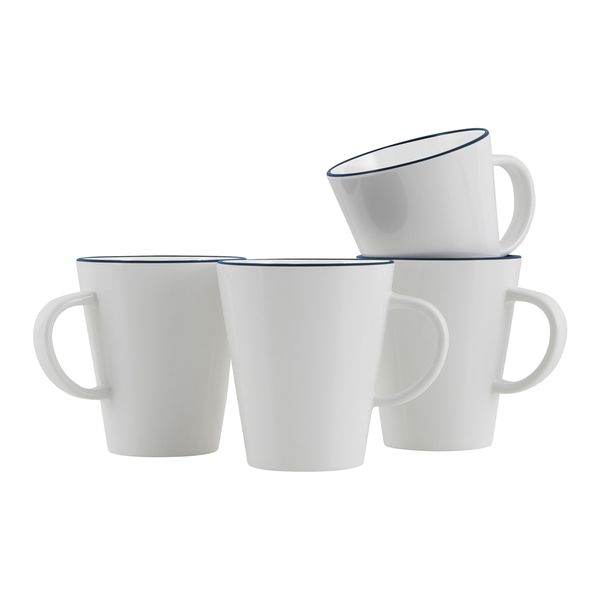 Gimex Linea Line Mug Blue 4 Pieces Gimex Linea Line Mug Blue 4 Pieces
