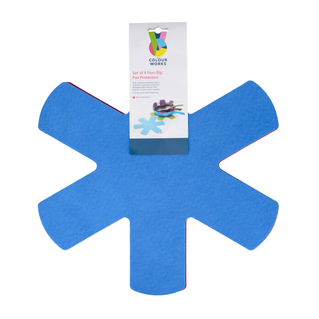 Colourworks Set of Four Non-Slip Pan Protectors Colourworks Set of Four Non-Slip Pan Protectors