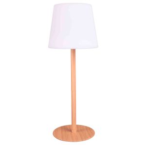 Via Mondo Shine Table Lamp Wood Effect Via Mondo Shine Table Lamp Wood Effect