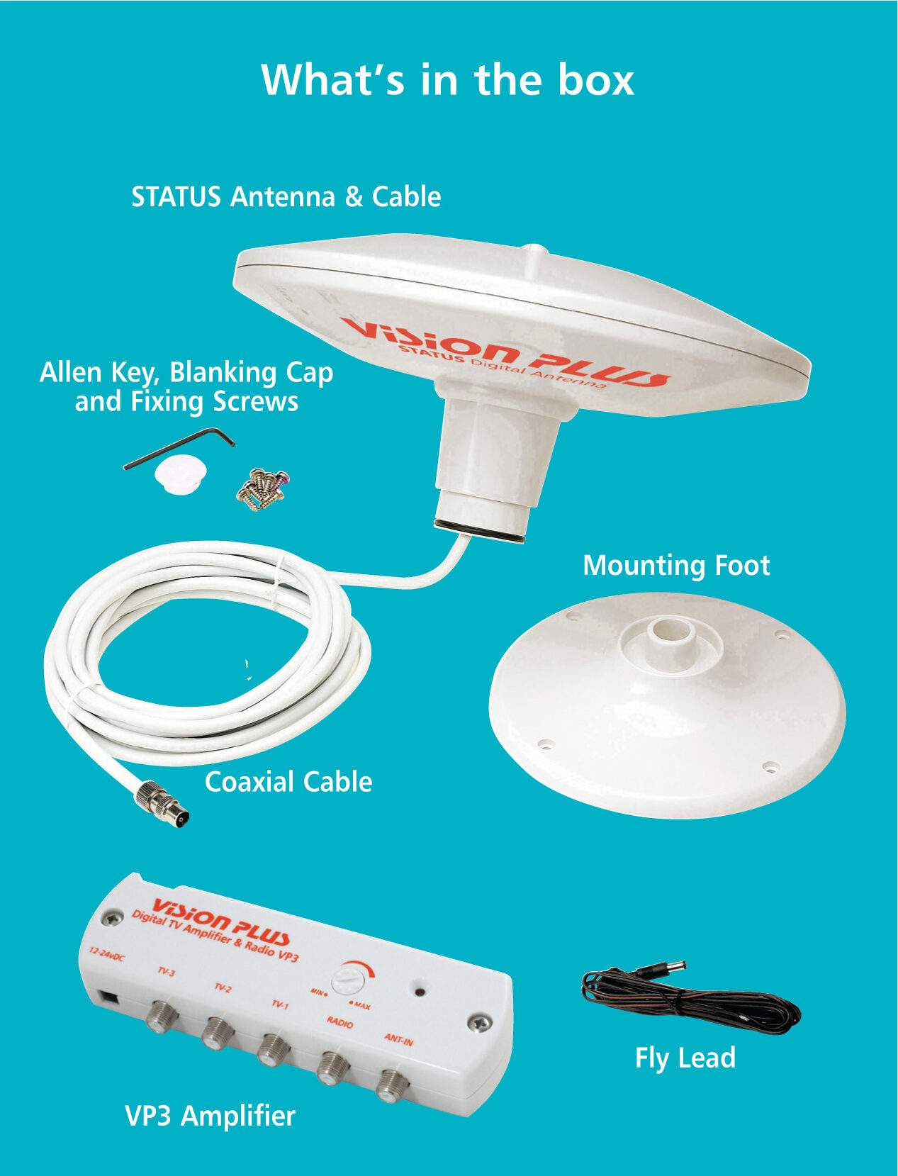 Vision Plus Status 355 Omni-Directional Aerial Vision Plus Status 355 Omni-Directional Aerial