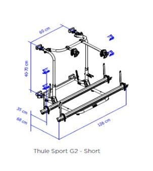 Thule Sport G2 Short Bike Rack Thule Sport G2 Short Bike Rack