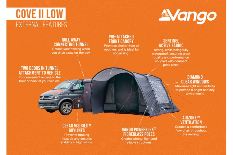 Vango Cove II Low Driveaway Awning Vango Cove II Low Driveaway Awning
