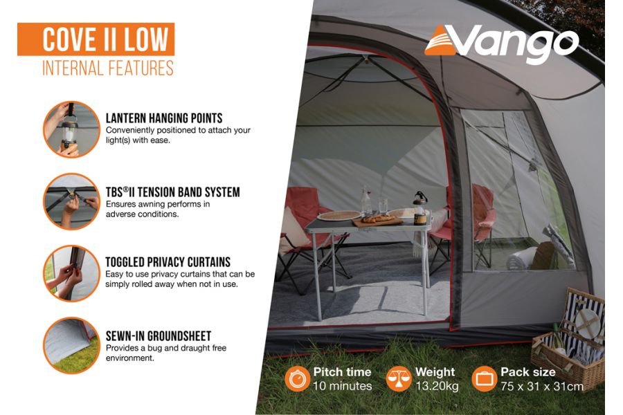 Vango Cove II Low Driveaway Awning Vango Cove II Low Driveaway Awning
