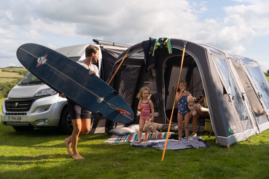Vango Galli Pro Air Mid Driveaway Awning Vango Galli Pro Air Mid Driveaway Awning