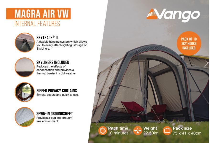Vango Magra Air Low Driveaway Awning Vango Magra Air Low Driveaway Awning
