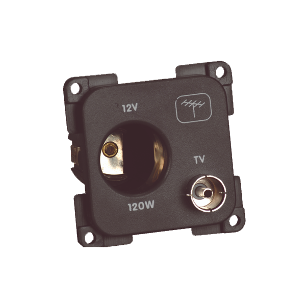 C-Line 12v & TV Socket C-Line 12v & TV Socket