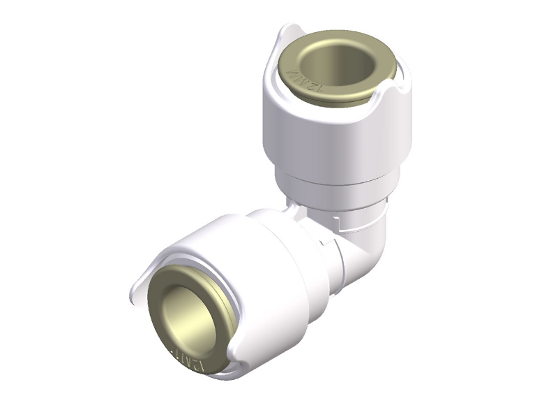 Whale 12mm Equal Elbow ConnectorWhite/(2Pcs) Whale 12mm Equal Elbow ConnectorWhite/(2Pcs)