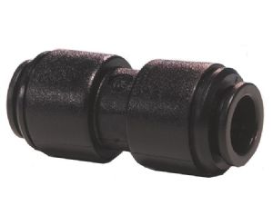 12mm Equal Straight Connector Black