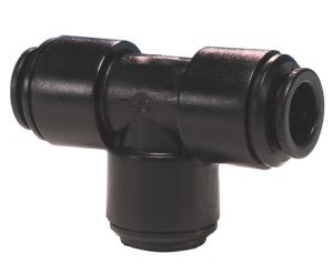 John Guest 12mm push fit equal tee connector.