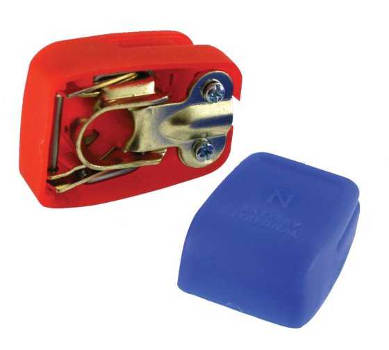 Battery Clamp Set Red/Blue