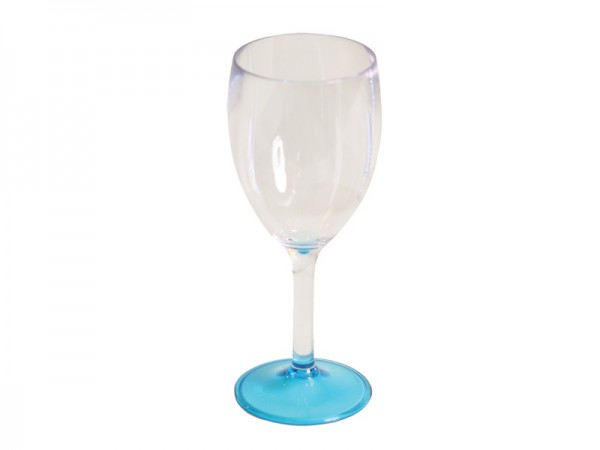 Blue Elegance Wine Glass