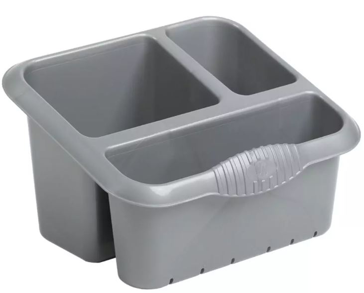 Wham casa Large Sink Tidy Silver Wham casa Large Sink Tidy Silver