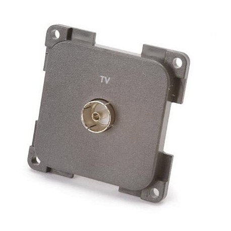 CBE Single TV Aerial Socket Dark Grey CBE Single TV Aerial Socket Dark Grey