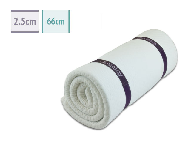 Compact Travel Topper 190cm x 66cm Cream Compact Travel Topper 190cm x 66cm Cream