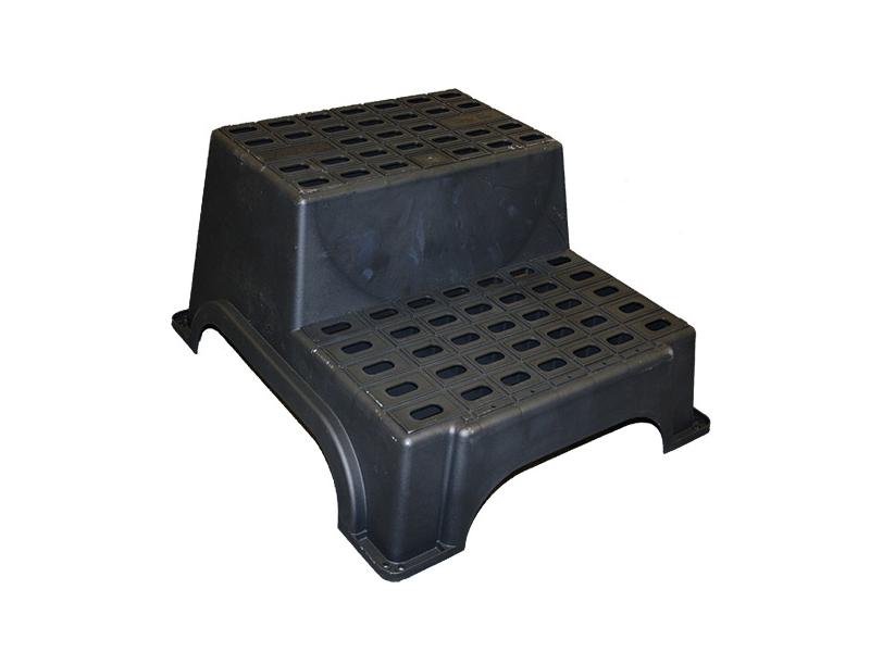 Milenco Double Plastic Step Black Milenco Double Plastic Step Black