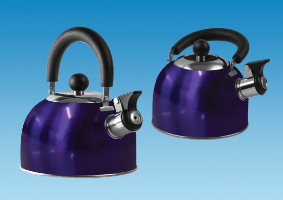 Gas Kettle 1.6L W/Folding Handle Blue Gas Kettle 1.6L W/Folding Handle Blue