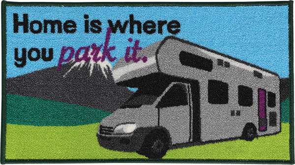 Home is Where You Park It Motorhome Mat Home is Where You Park It Motorhome Mat