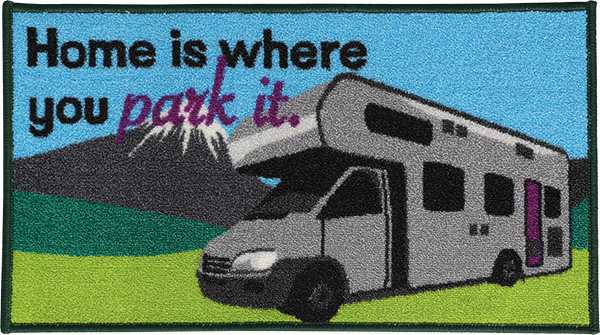 Home is Where You Park It Motorhome Mat