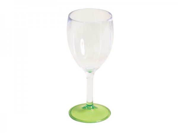 Lime Elegance Wine Glass Green