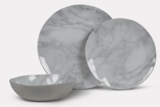 Marble 12pc Dining Set 