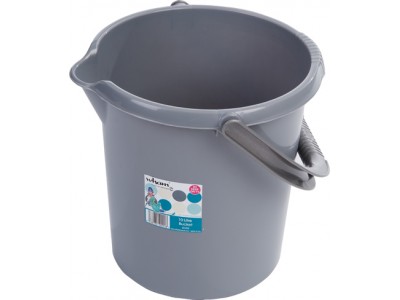 Silver 10L Bucket 
