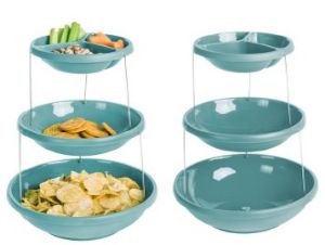 Twistfold Party Bowl Grey/Green Twistfold Party Bowl Grey/Green
