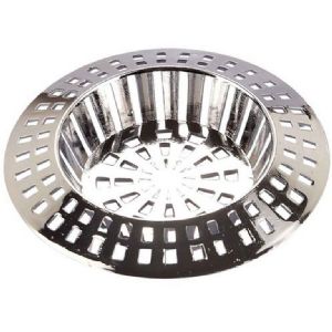 Chrome sink waste strainer. Chrome sink waste strainer.