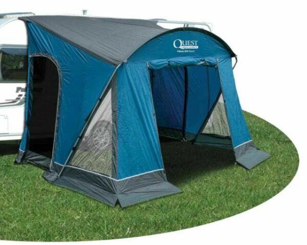 Like New Quest Falcon 220 Poled Awning + Carpet Like New Quest Falcon 220 Poled Awning + Carpet