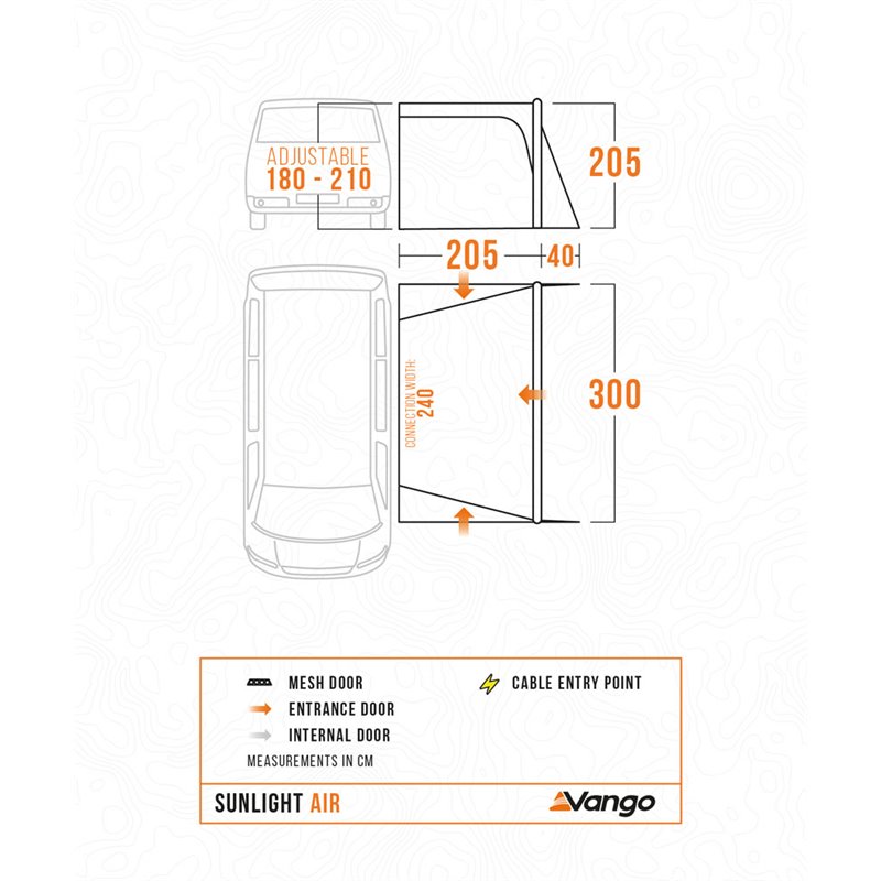 Vango Sunlight Air Low Canopy Vango Sunlight Air Low Canopy