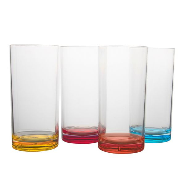 Gimex Colour Line Long Drink Rainbow 480ml 4 Pieces