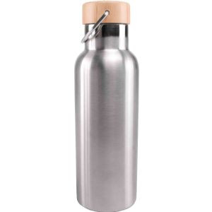 Via Mondo Vacuum Flask 0.5L Stainless Steel/Bamboo