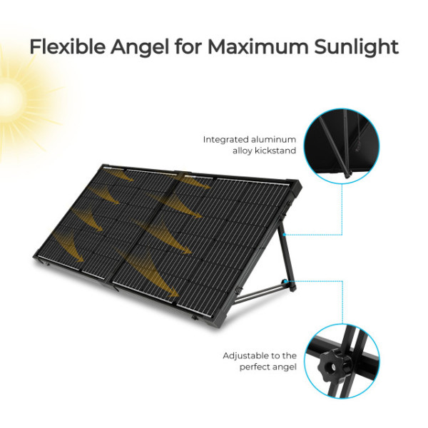 Renogy 12v 100w Portable Solar Panel