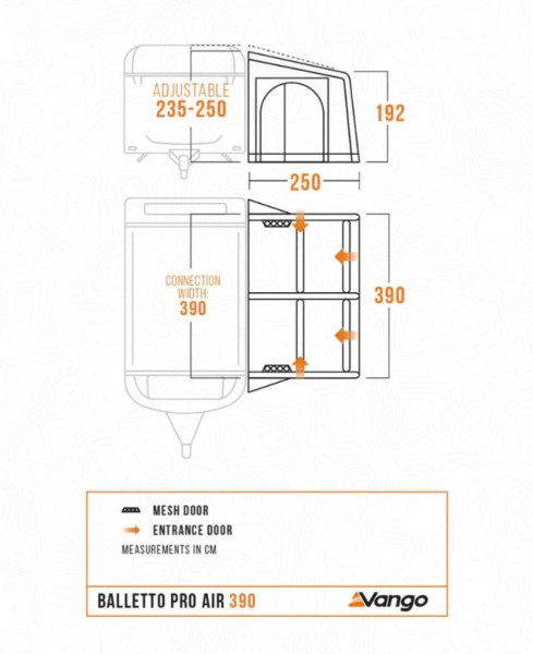 Vango Balletto Pro Air 390