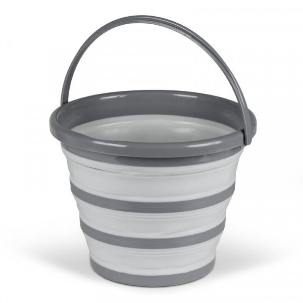 Collapsible 10L Bucket Grey