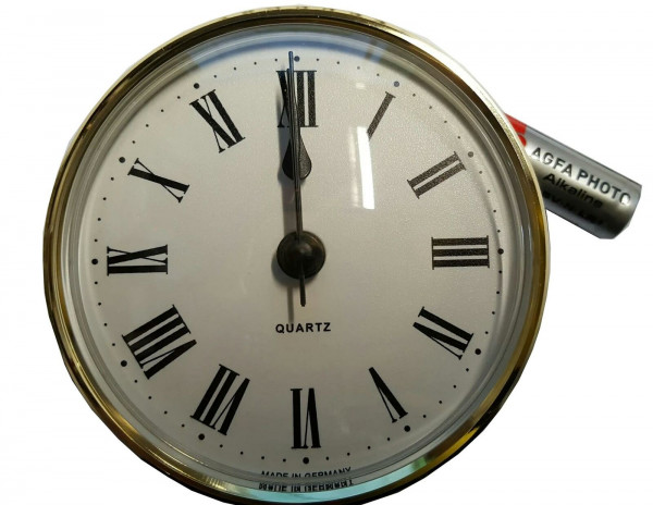 72mm Oval Caravan Clock