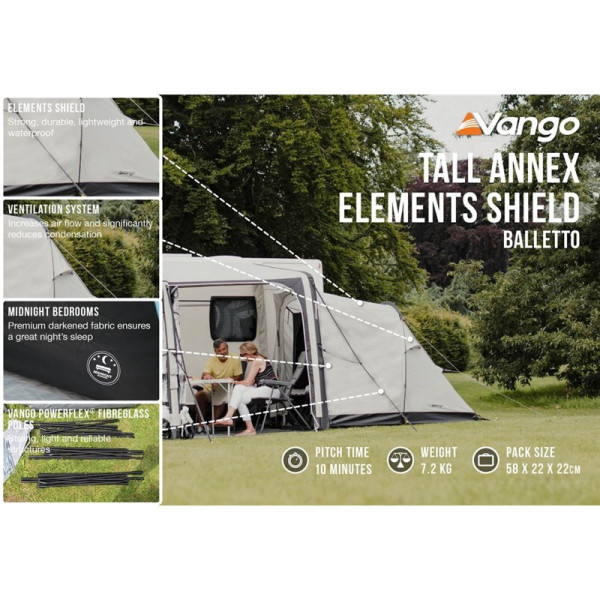 Vango Tall Annex Elements Shield