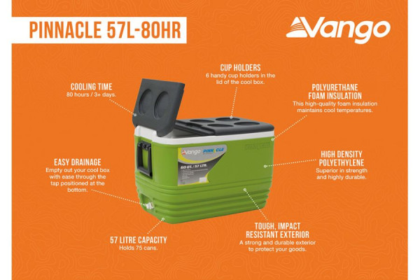 Vango Pinnacle 57L Cool Box