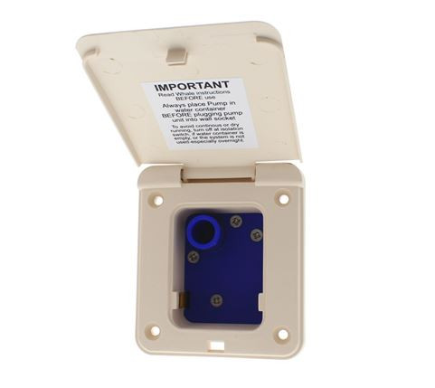 Ivory Watermaster Inlet Socket w/pressure switch
