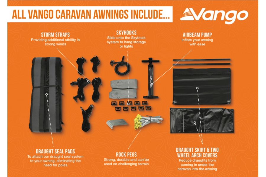 Vango Tuscany Air 400 Elements Proshield Awning Vango Tuscany Air 400 Elements Proshield Awning